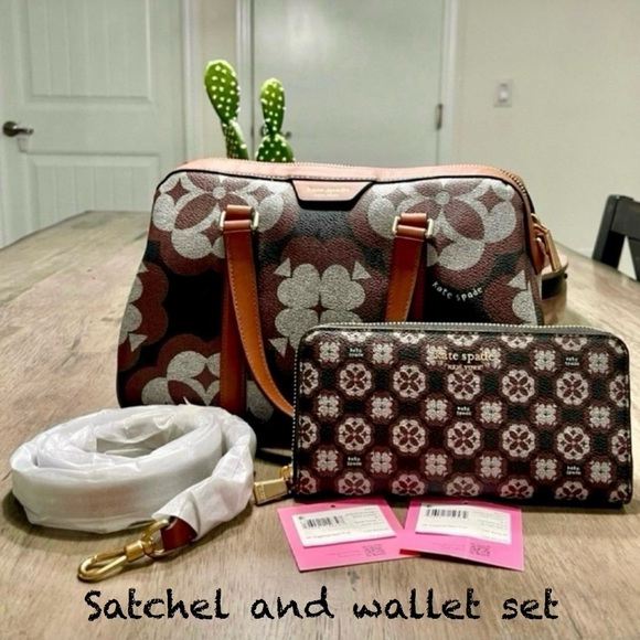 kate spade Handbags - Kate Spade Satchel and Large Continental Wallet Set